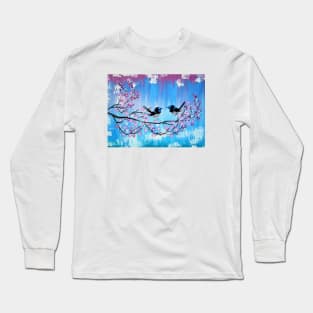 Cute Little Birds Long Sleeve T-Shirt